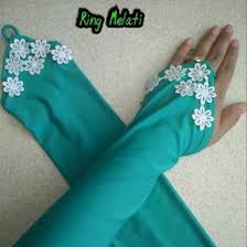 [BRAND HUSNA HIJAB] Handsock Ring Melati Besar / Handsock Melati