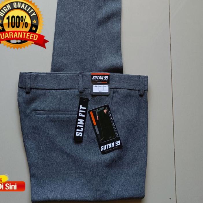 PROMO AKHIR TAHUN CELANA BAHAN KERJA SLIMFIT PRIA TERBARU