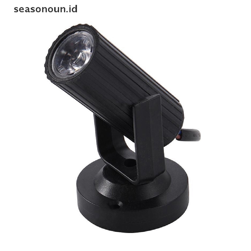 Seasonoun Lampu Sorot LED RGBW 1W Untuk Panggung / Pesta / DJ / Disko DMX