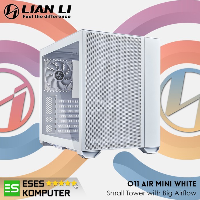 Case LIAN LI O11 DYNAMIC AIR MINI WHITE SNOW | ATX | Small Tower