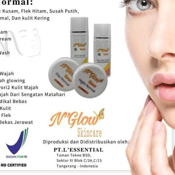 ☻ ECER N'GLOW SKINCARE ORIGINAL MURAH AMAN ֍