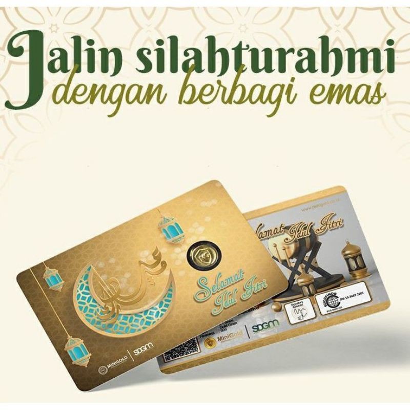 

MINIGOLD GIFT SERIES IDUL FITRI EMAS BATANGAN 0,05GRAM