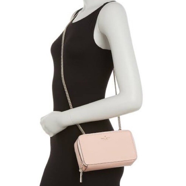 kate spade ks margaux double zip rosy cheeks