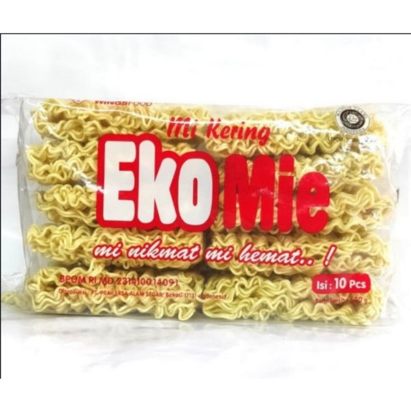 

Ekomie Mie Kering Kemasan Pack isi 10Pcs 600gr