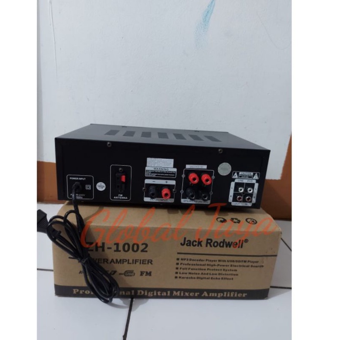 power amplifier JACK RODWELL ZH 1002 / usb bluetooth / amply JACK RODWELL ZH1002 / mixer amplifier karaoke/ amply karaoke / amply masjid