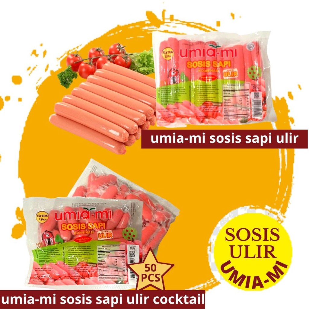 

UMIAMI SOSIS ULIR VARIANS (ULIR 20PCS/ ULIR 30PCS / COCKTAIL 50PCS)