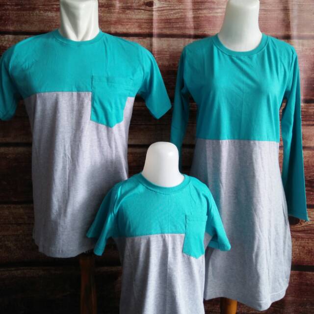 Kaos Family Keluarga Couple Tosca Misty ala Korea