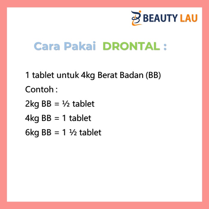 DRONTAL CAT ORIGINAL PER TABLET OBAT CACING KUCING ADULT KITTEN MURAH AMPUH