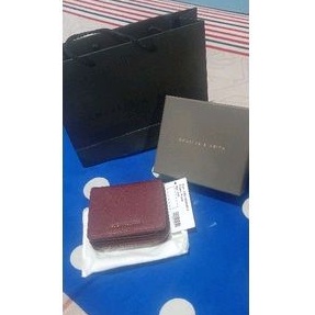 Dompet Mini Charles n Keith maroon ORI NEW