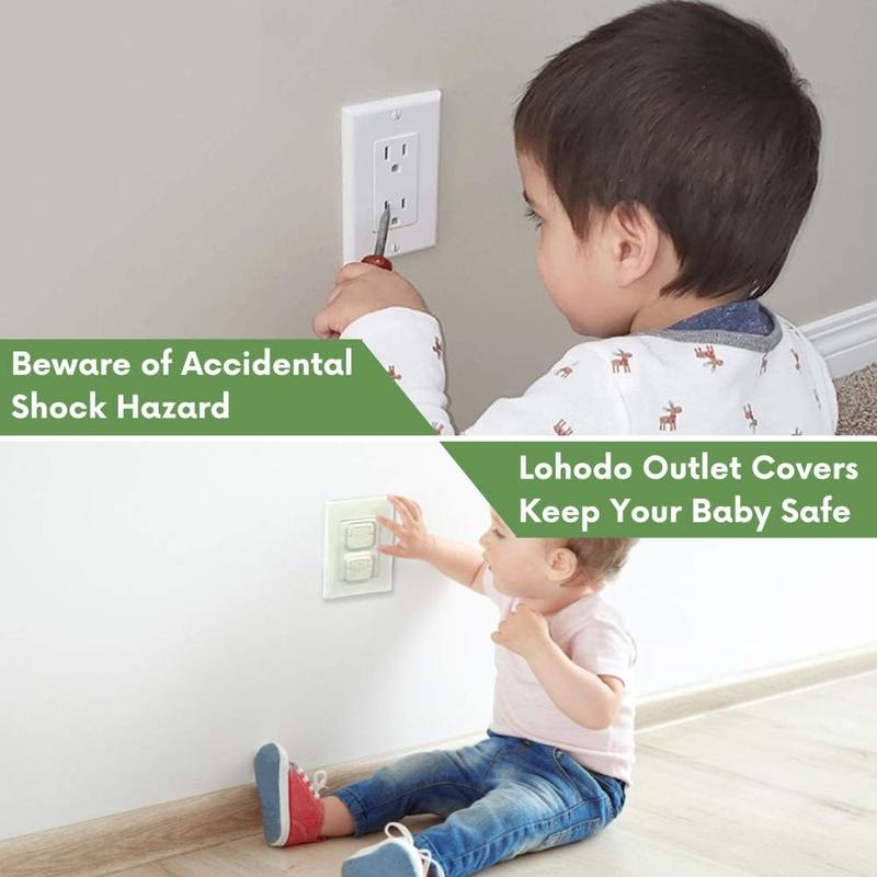 Outlet Covers/Safety Covers with Hidden Pull Handle/ Electric Outlet Pulg Covers for Baby Safety