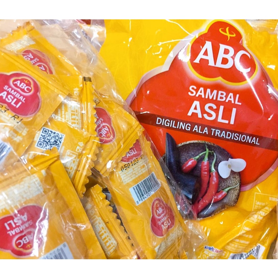 Sambal Asli ABC Sambal Asli - Kemasan 22 Sachet @8 gram