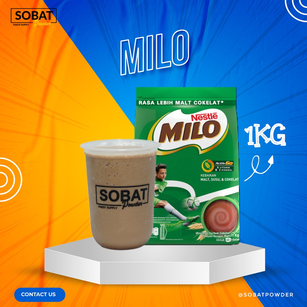 

Powder Milo Active-go Premium Bubuk 1Kg Nestle