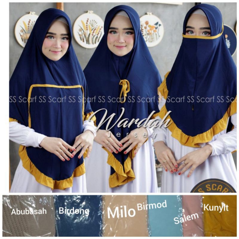 Hijab/3in1/masker/niqob