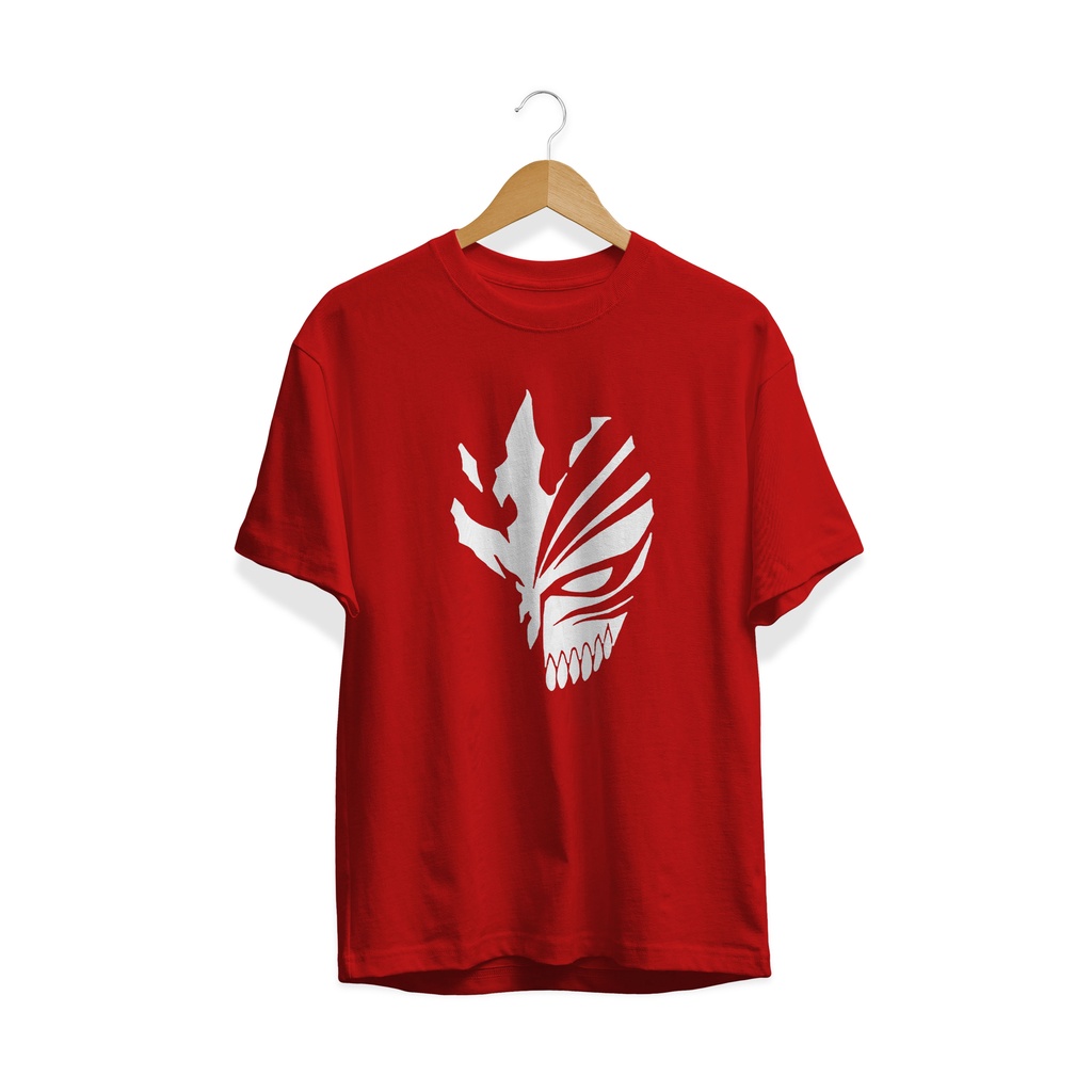 BAJU  KAOS BAJU ANIME BLEACH MASK DISTRO - KAOS DISTRO MURAH PREMIUM - T-SHIRT ANIME