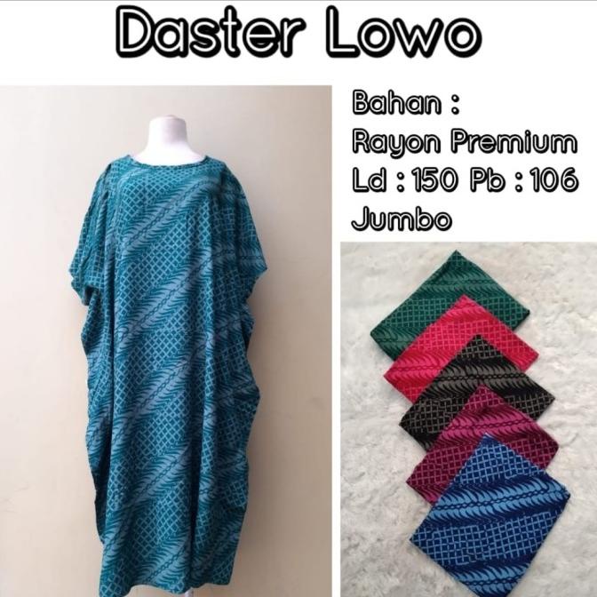 DASTER BATIK PEKALONGAN RISNA LOWO KALONG KAFTAN BIG JUMBO LD158-160