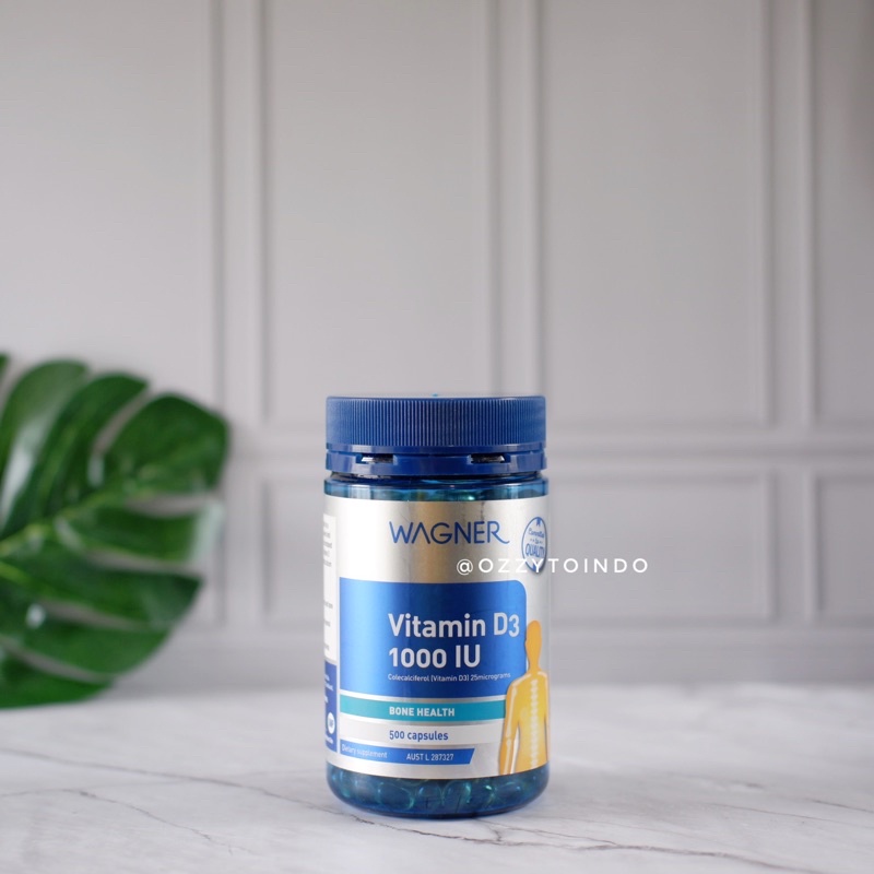 Wagner Vitamin D3 1000IU 500 Capsules