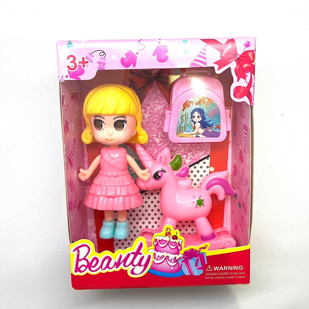 MAINAN ANAK PEREMPUAN MAINAN BONEKA FASHION MAINAN SET BEAUTY UNICORN