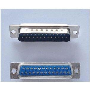 Free shipping DB25 male DB25 connector pin wire