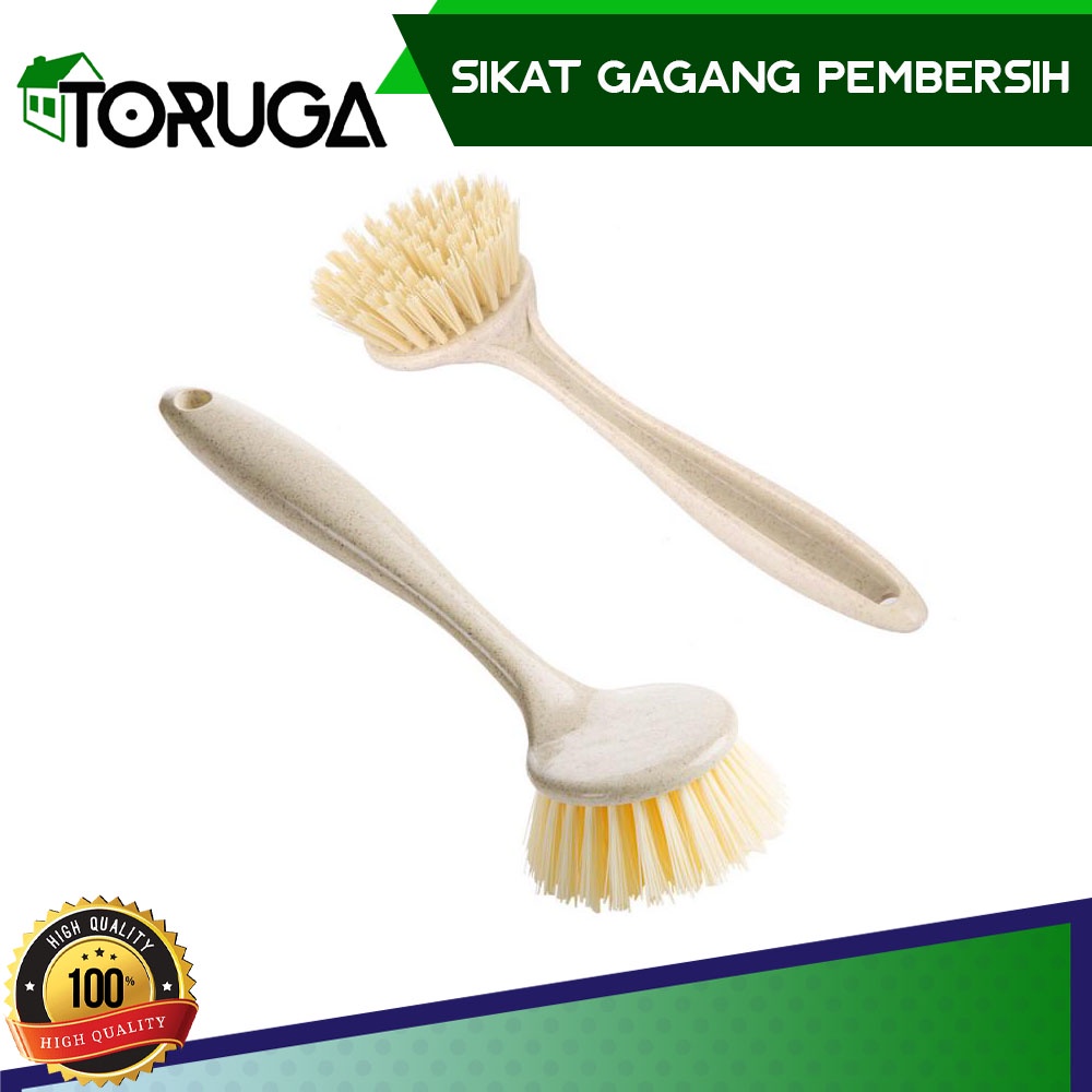 Sikat Plastik Pembersih Dapur Kitchen Gagang Panjang Brush Panci Kompor Multifungsi Halus Lembut Ringan