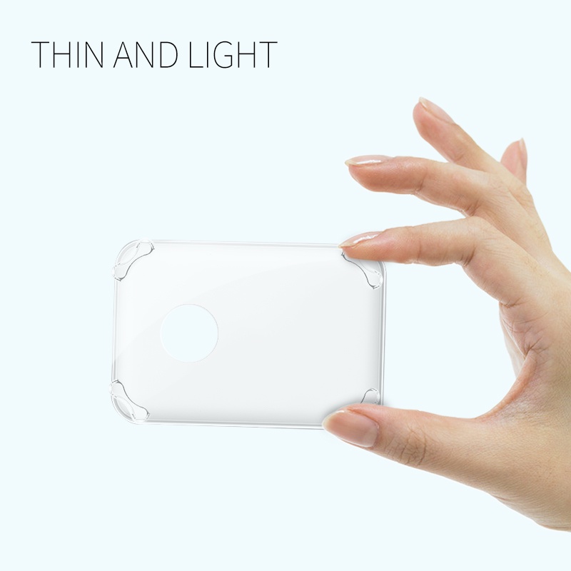 Hd Desain Airbag Transparan Kompatibel Dengan Apple MagSafe Baterai Eksternal TPU Case Shockproof Cover Pelindung Anti Jatuh Shell Cakupan Penuh
