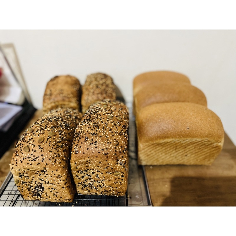 

sourdough multigrain bread roti sehat