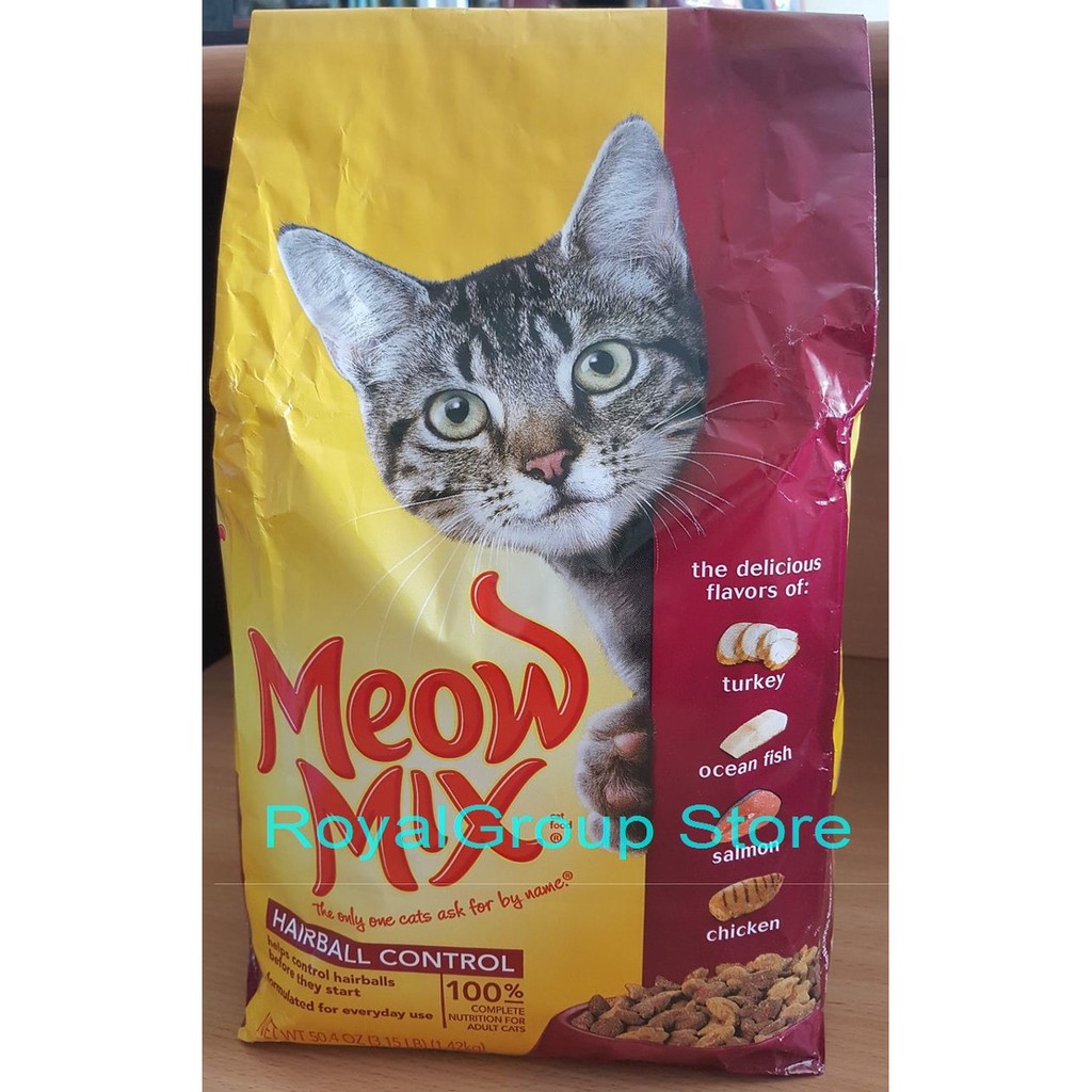meow mix hairball