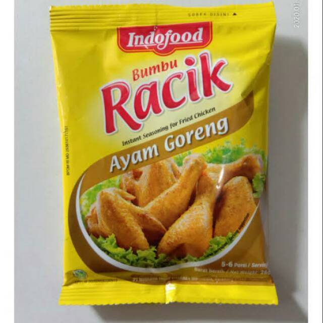 

Racik ayam goreng