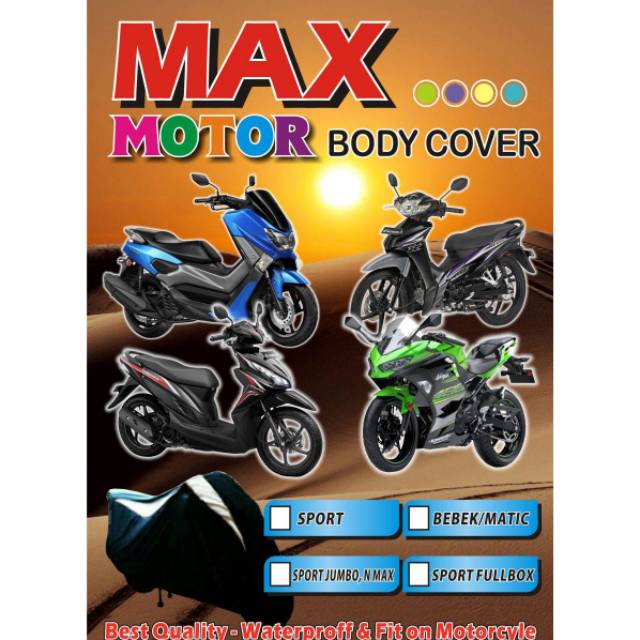 SARUNG MOTOR / SELIMUT MOTOR / COVER MOTOR NINJA 250  TYPE MOTOR SPORT / MOTOR TANGKI - SM88