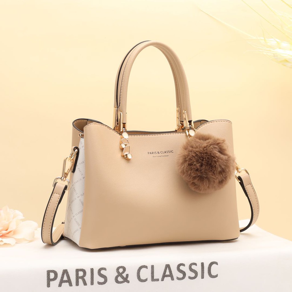 Paris Classic Tas Wanita Import Branded Original Terbaru Handbag Selempang Wanita Top Handle Bag Tas Fashion Wanita Import [PC 98984]