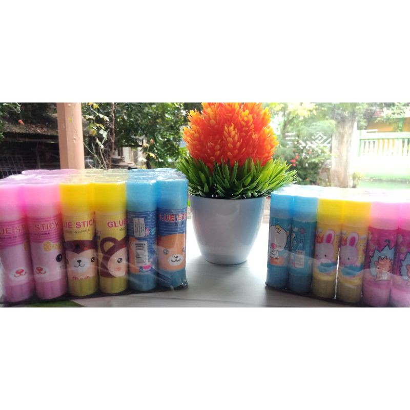 (10g) LEM KERTAS LEM STICK MURAH LEM KERTAS KECIL 10g GLUE STICK / GLUE STICK FANCY LEM KERTAS STIK