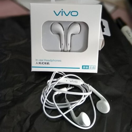 Headset VIVO Earphone Handsfree ORI Original 99% for OPPO samsung xiaomi lenovo sony earbud handfree