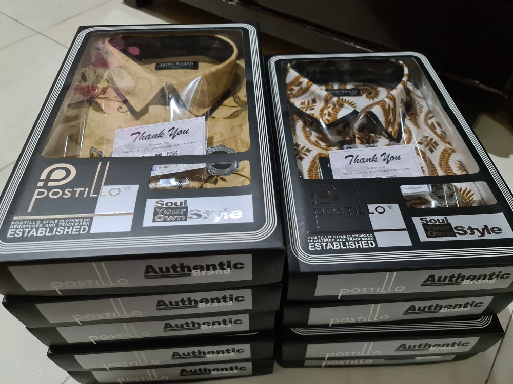 Luigi Riccio Kemeja Batik Big Size | Batik Jumblo |  Xxl - Xxxl - Xxxxl - Lengan Panjang