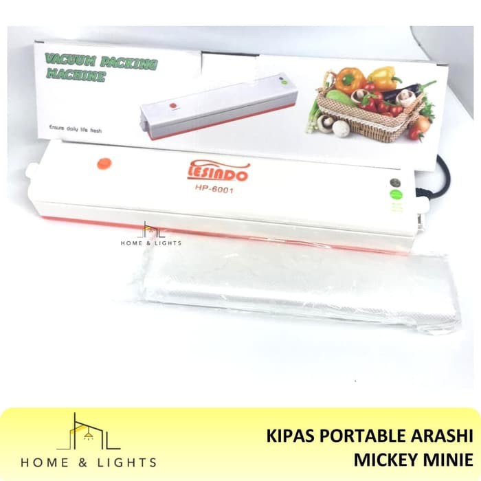 Mesin Vacuum Sealer / Mesin Vakum Makanan Vacuum Packing Lesindo