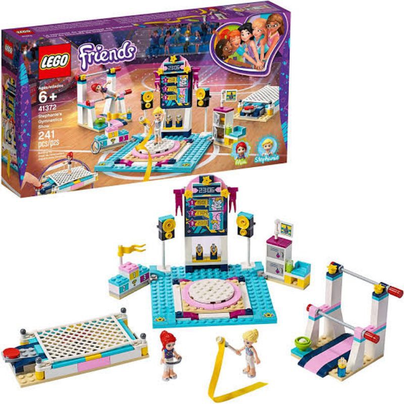 ORI original lego friends stephanie's gymnastics show 41372 bricks bloks balok blocks mainan anak