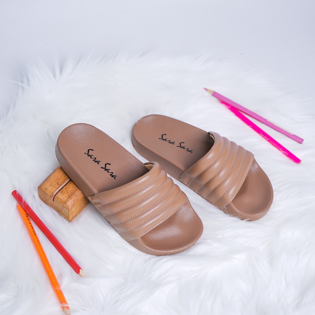 Sara Sara GERRY KIDS Sandal Slide Anak Tanggung Casual Sendal Slop Anak Cewek Sandal Karet Selop Kekinian