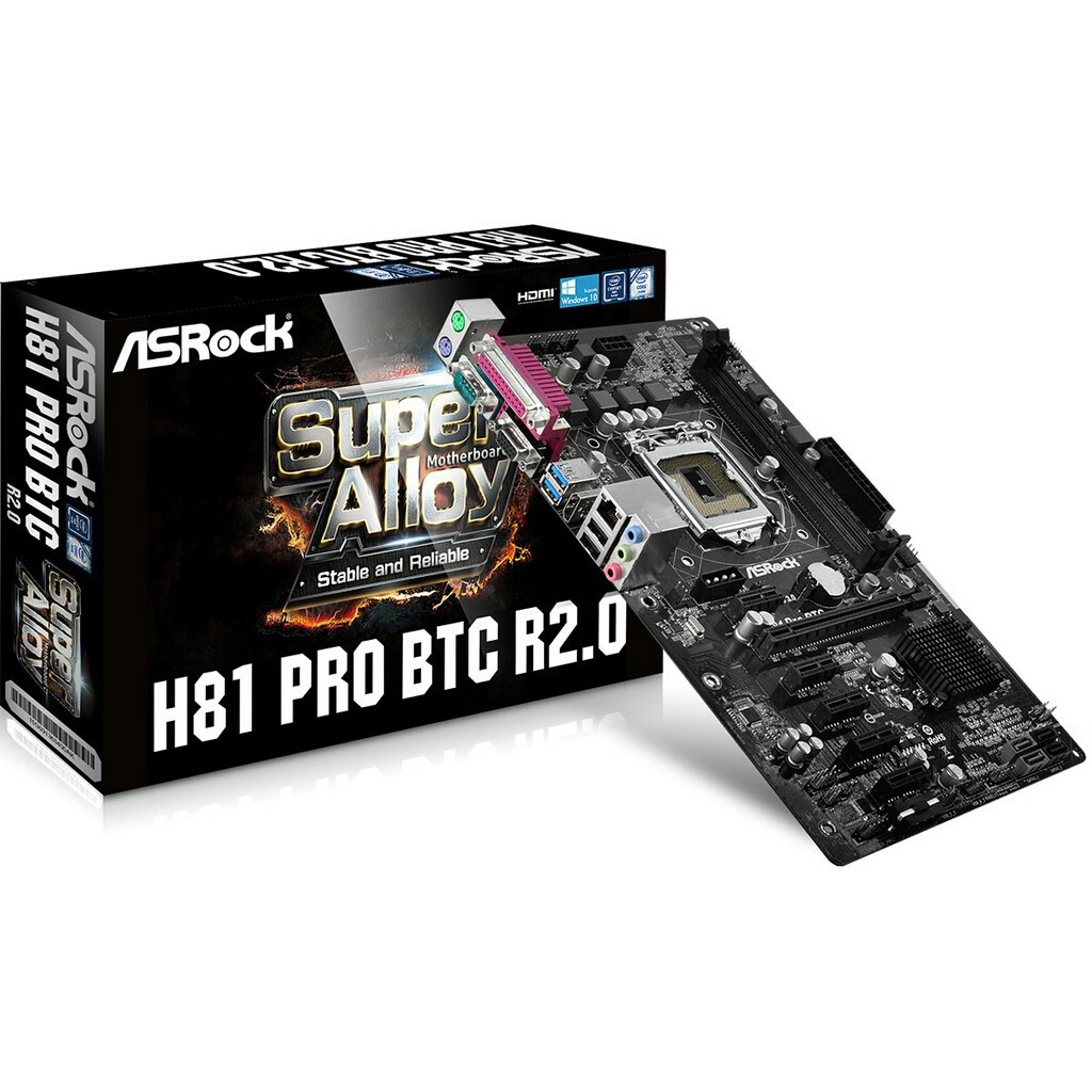 Motherboard ASRock H 81 PRO BTC R 2.0