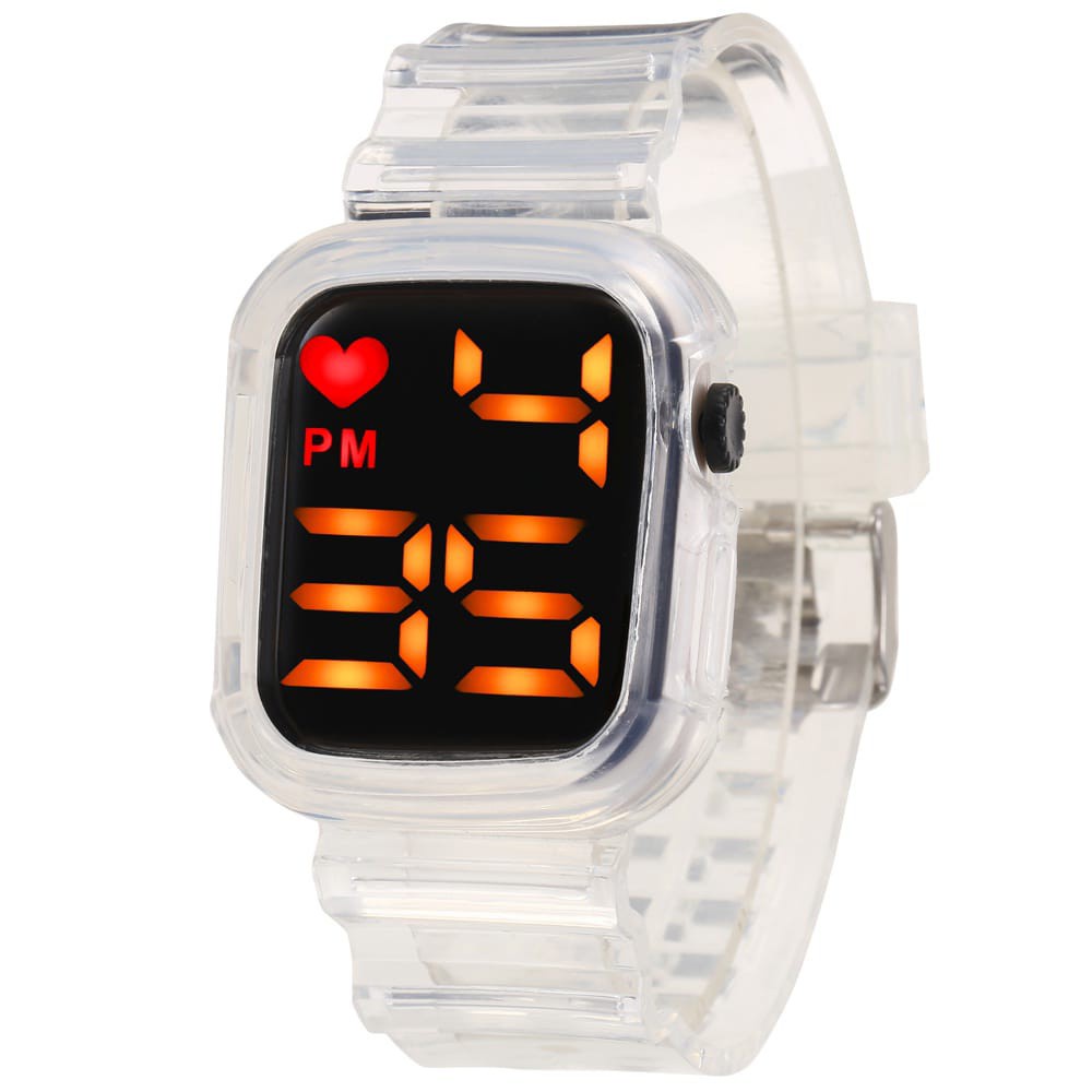 [DG] Jam Tangan Fashion Wanita/Pria Touch Watch Digital Transparan LW-16