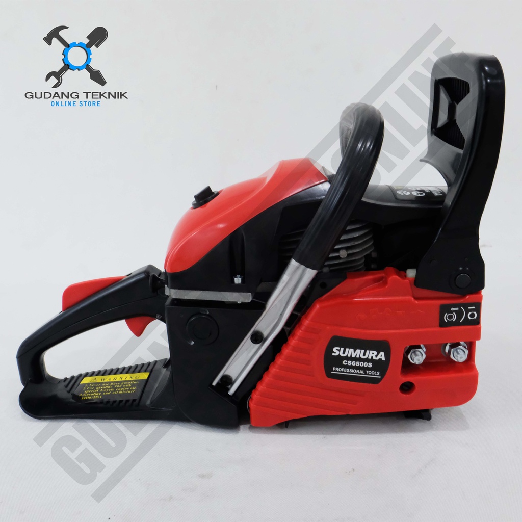 Mesin Gergaji Kayu Chain Saw SUMURA 22 inch CS6500S Laser Tip / Chainsaw Potong Pemotong Kayu CS 6500 SUMURA