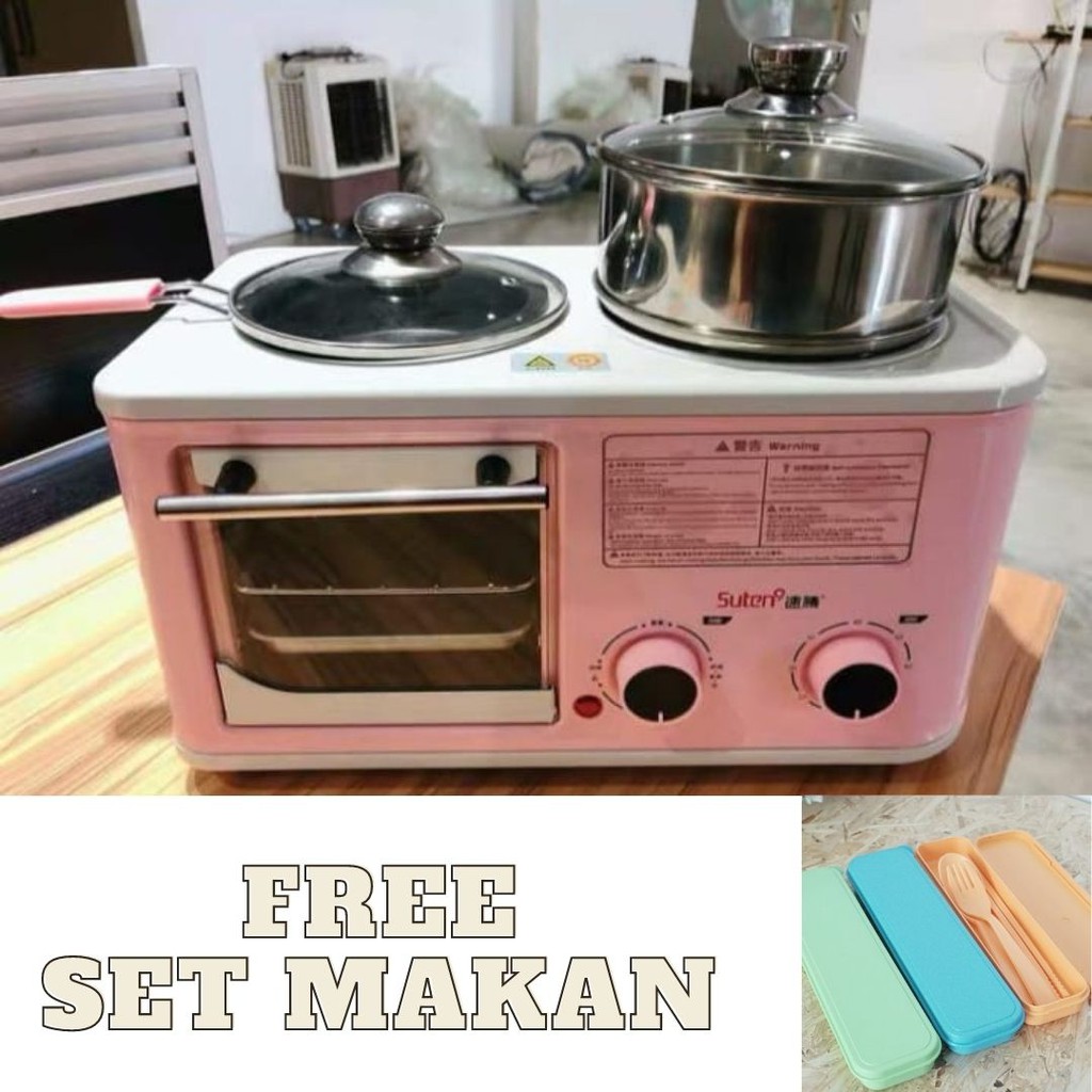 KOMPOR KOREA 3 IN 1 ALAT MASAK ANAK KOS VIRAL LUCU UNIK IMPOR READY STOK
