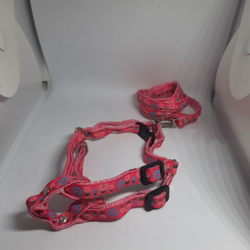 Tali+Harness Anjing dan Kucing / Harness Anjing / Harness Kucing / Harness Kecil