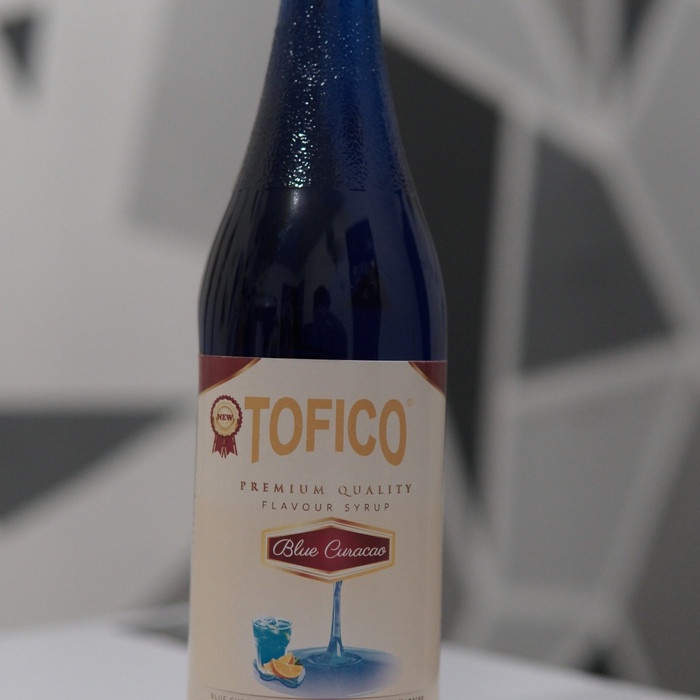 

kamerastabilizer- syrup blue curacao tofico / sirup / syrop / sirop/ blue curacao tofico -stabilizer