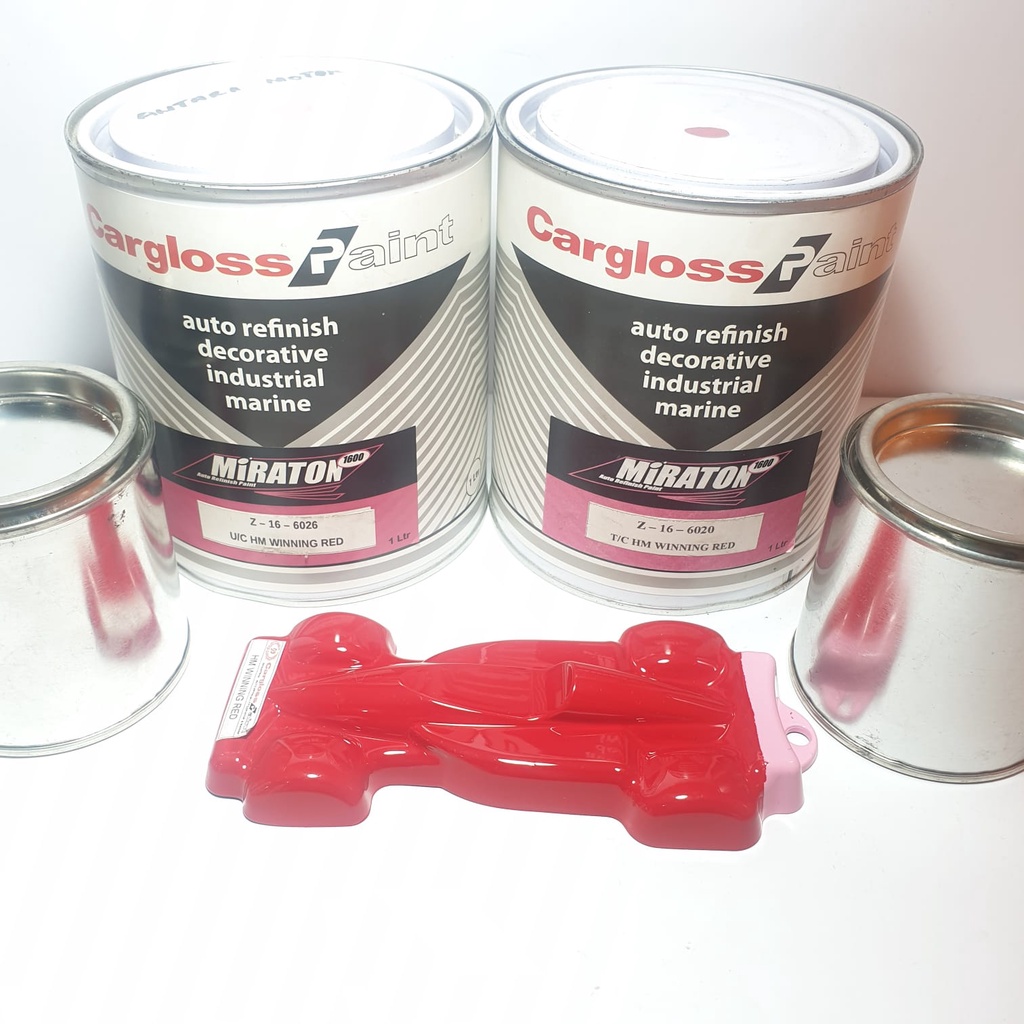 Cat Manual Warna Original OEM UC TC Asli Merah Cabe Honda Supra Beat Kharisma Cargloss Miraton Winning Red 200 ML