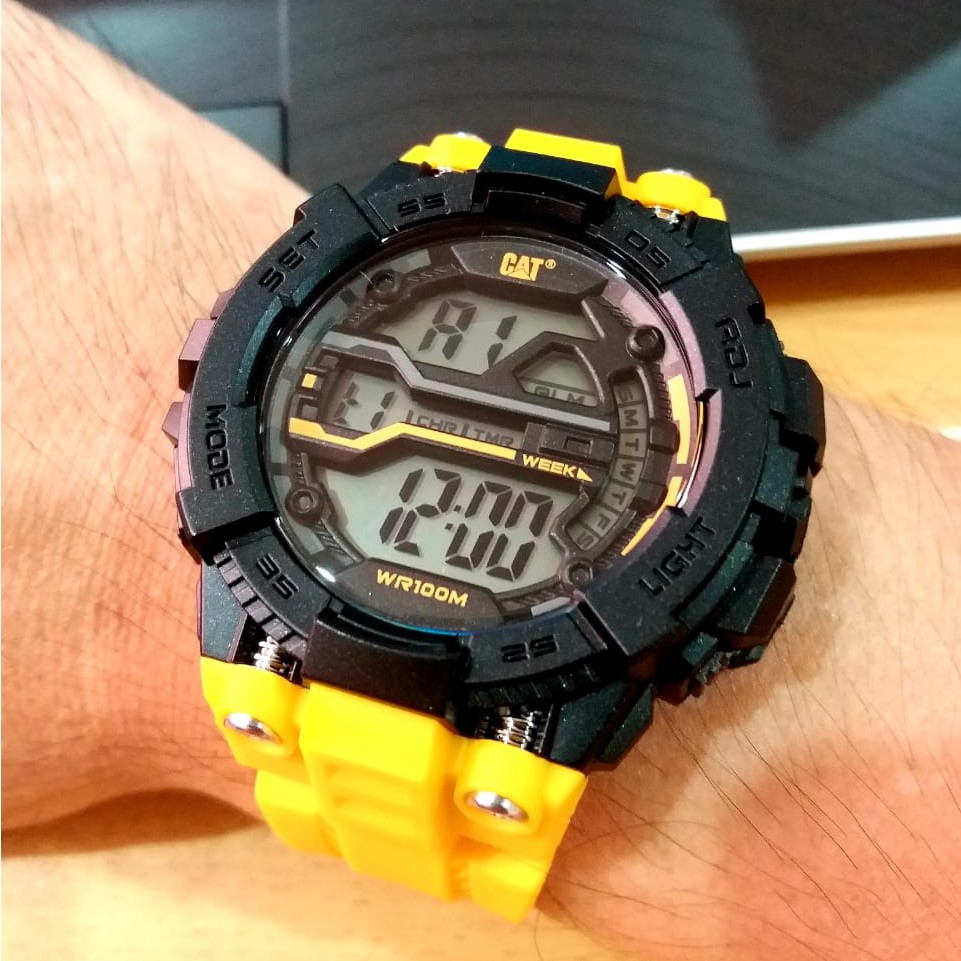 Jam Tangan Pria Caterpillar CAT OA.167.27.141 Bolt Digital Original