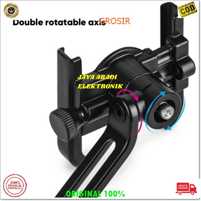 J306 HOLDER HP ALMUNIUM SEPEDA MOTOR SPION GPS PEGANGAN GANTUNGAN PENGAMAN BREKET BRACKET UNIVERSAL BAHAN ALMUNIUM  BISA SEPEDA BISA MOTOR  COCOK BUAT OJOL MAUPUN PRIBADI  BISA DIGUNAKAN MAX 7 INCI MENJADIKAN PERJALANN ANDA LEBIH PRAKTIS DAN SIMPLE