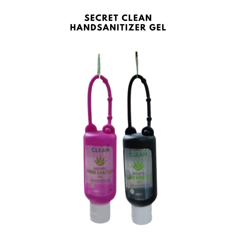 Hand Sanitizer Merk Secret Clean Gel 50 ml Silicone case