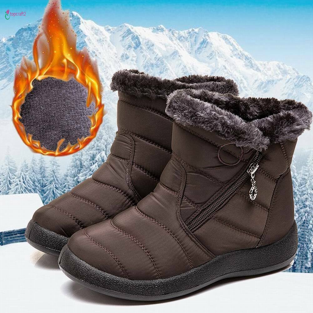 womens slip on waterproof winter boots