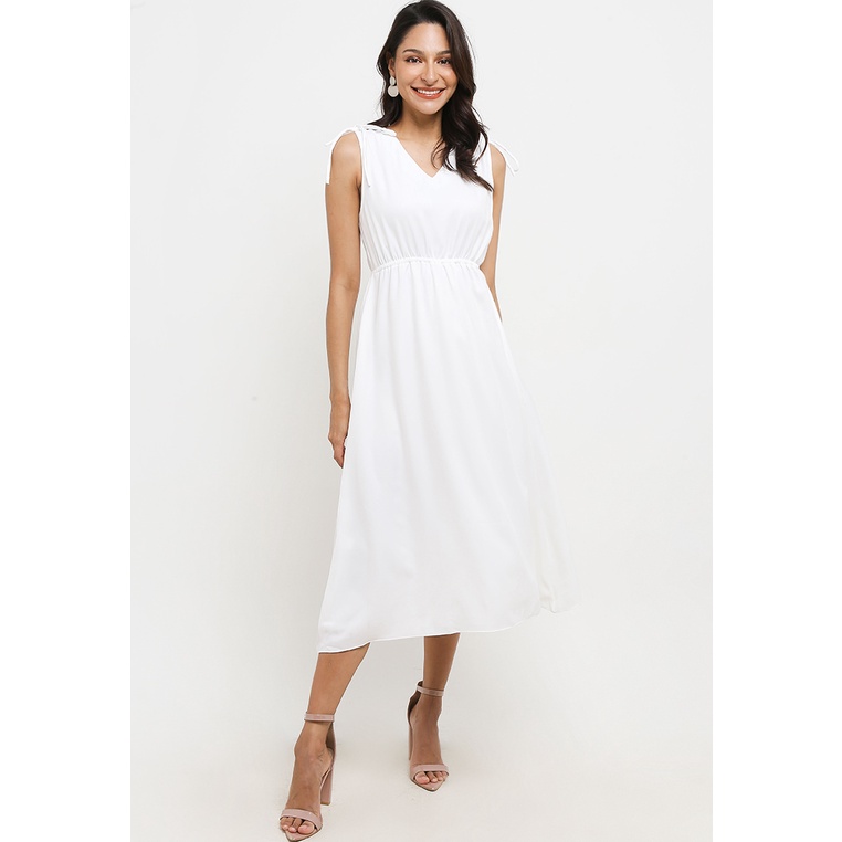 Seven Level - Darlene Dress - Putih