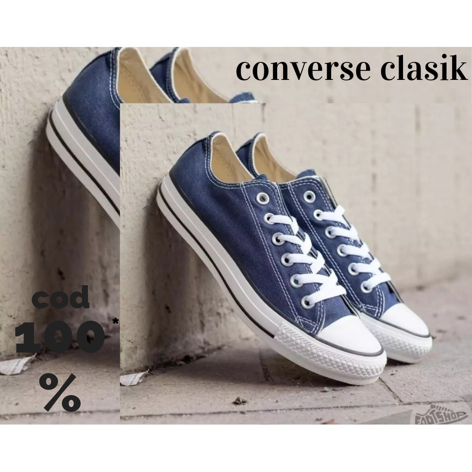 Sepatu converse high full black