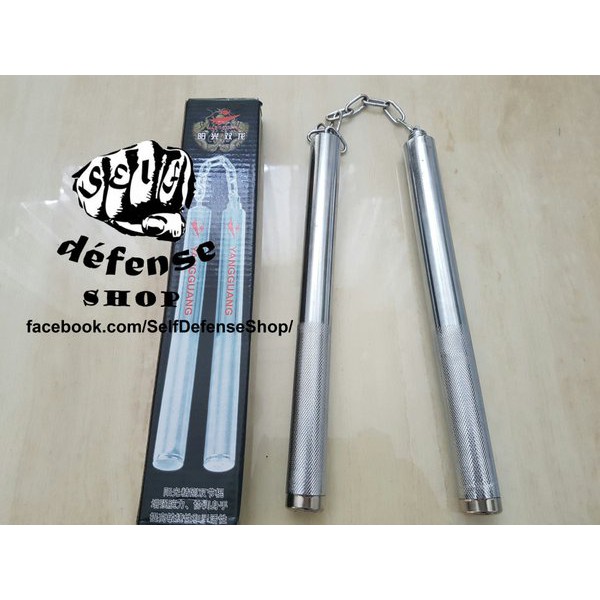 Terlaris &quot;Self Defense SHOP&quot; Double Stick Baton/Nunchaku/Ruyung Besi Sambung Limited!