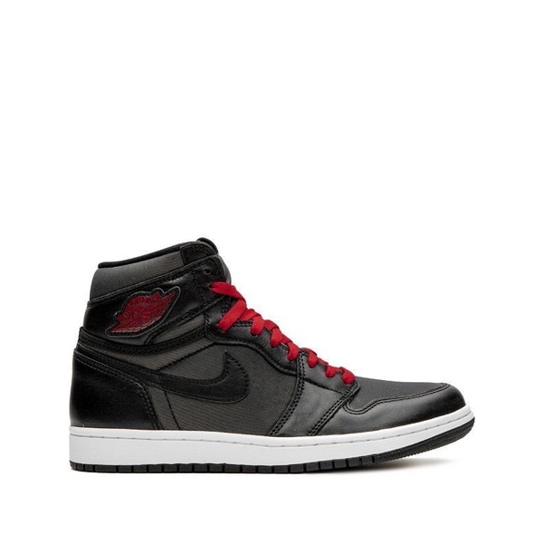 Nike Jordan 1 Tinggi Black Satin ORIGINAL PREMIUM QUALITY
